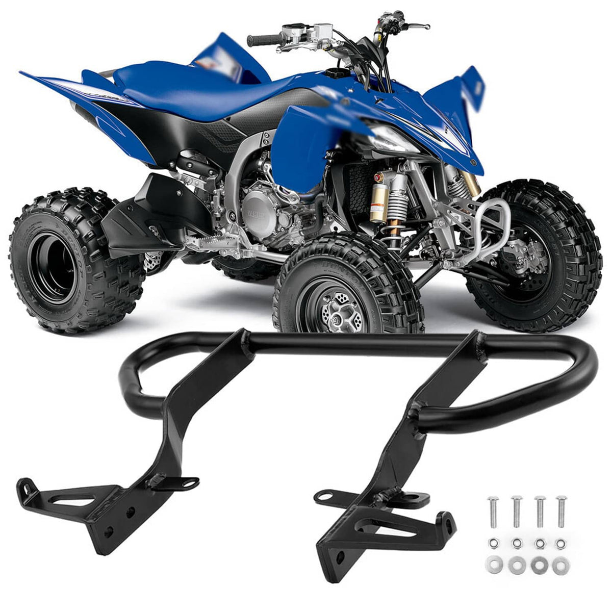 Solidspare For Yamaha YFZ450R Grab Bar Bumper Rack 2009-2024 Back Carrier with Bolts New
