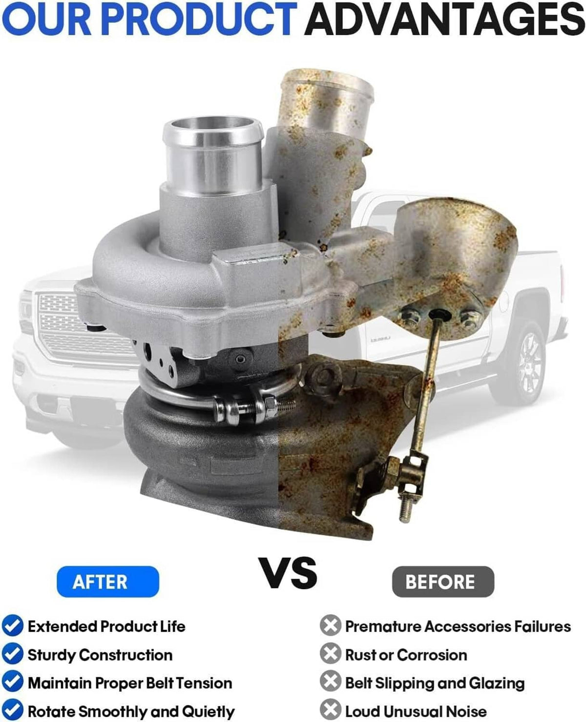 Solidspare Turbo Kit Left +Right For Ford F150 F-150 Pickup V6 3.5L 2013-2016 Turbocharger