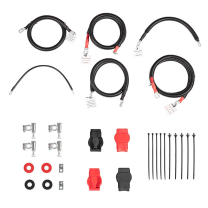 Solid Spare Battery Cables Kit For 2003-2007 Ford Superduty F250 F350 F450 6.0L Powerstroke