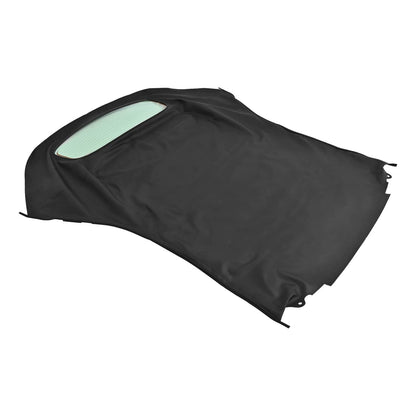 Solid Spare Fit Toyota Solara 2004-2009 08 Convertible Top & Glass Window BLACK TWILL VINYL