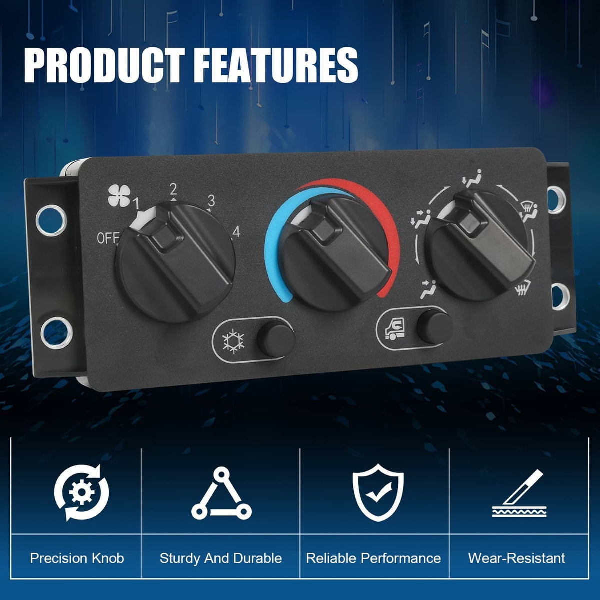 Solidspare A/C Climate Control Module Panel NEW For Mack Truck 2008-2018 25110700 20992943