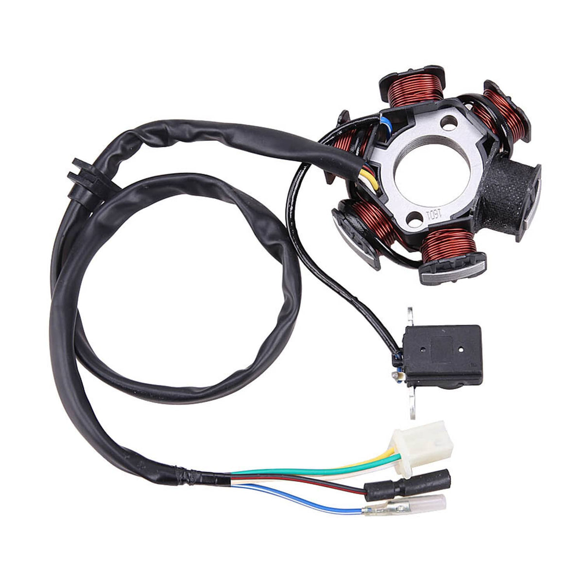 Solidspare 6 Coil 5-Wire Stator Magneto Fits for GY6 50cc 125cc 150cc Scooter Moped ATV