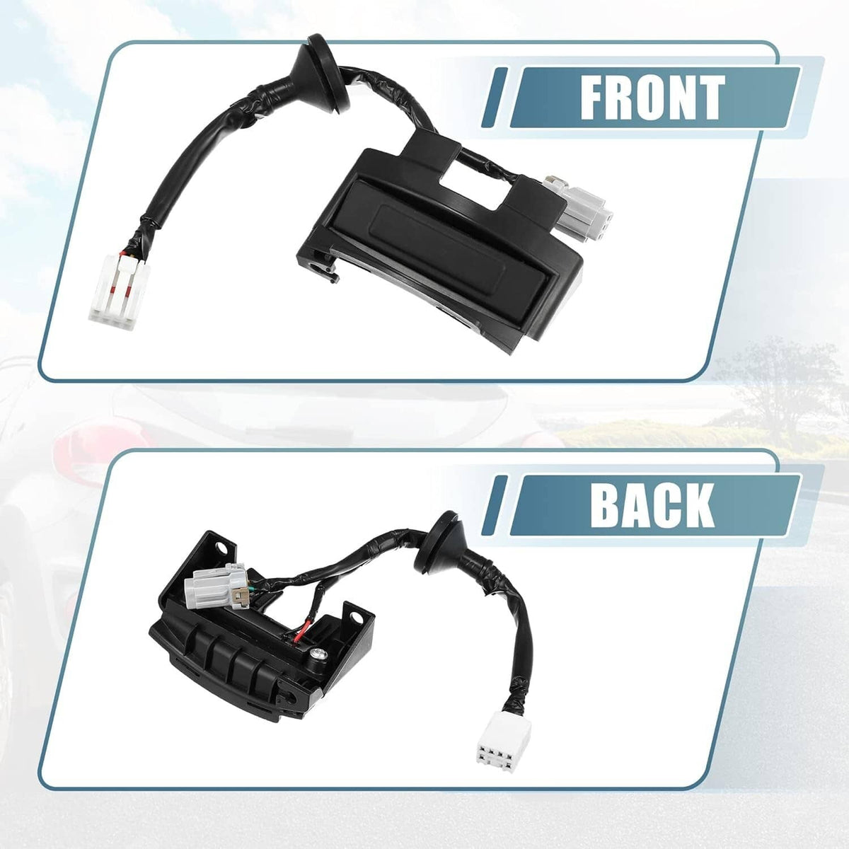 Solid Spare Hatch Release Button Rear Trunk Latch 2012-2017 For Hyundai Veloster 81260-2V010