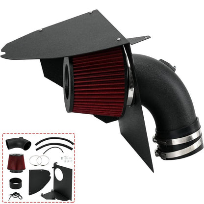 Solidspare 4" Cold Air Intake System Kit + Red Filter For BMW 2019+ M340i G20 G21 B58 3.0L