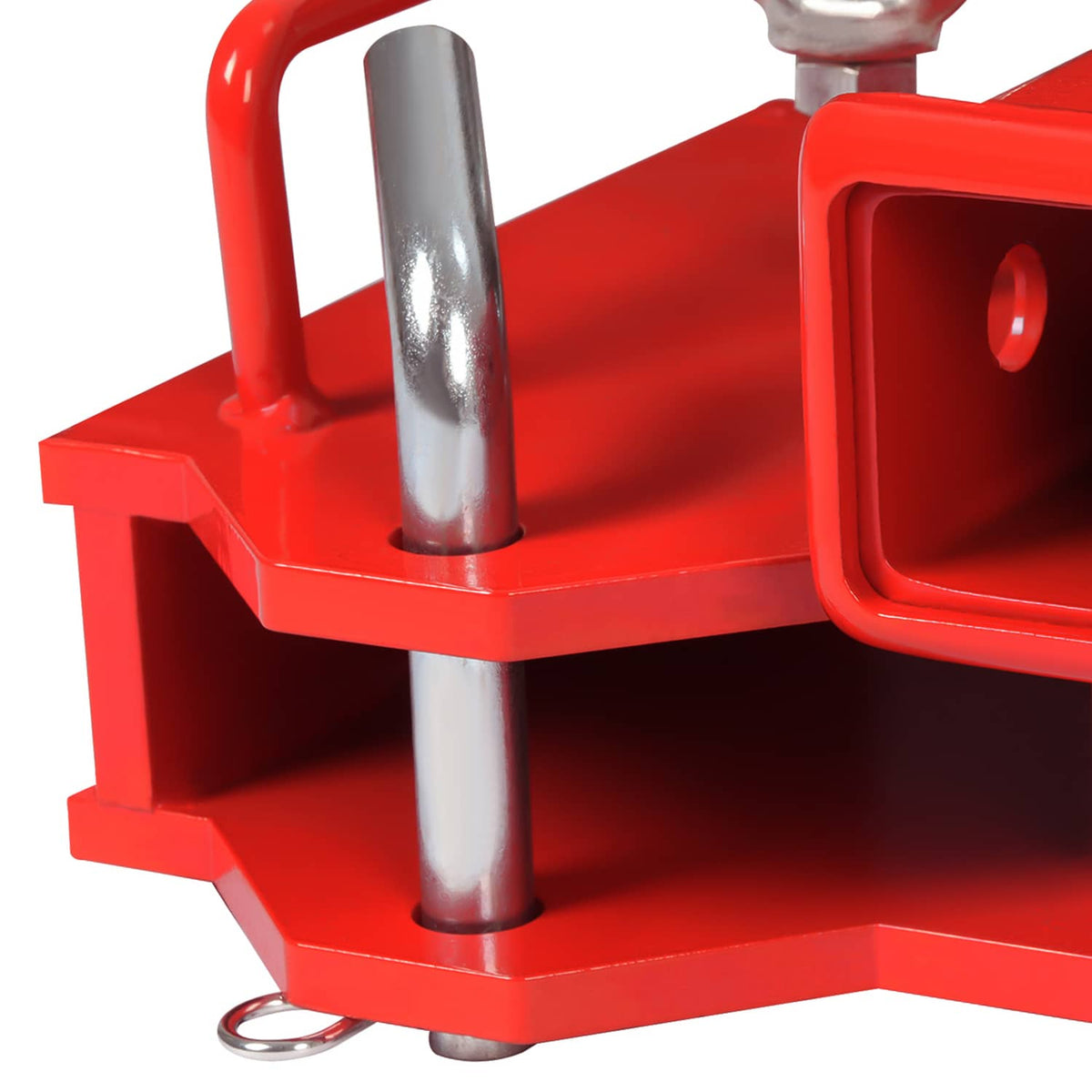 Solidspare Forklift Trailer Hitch Receiver 2'' Tow Hitch Attachments for Dual Pallet Fork