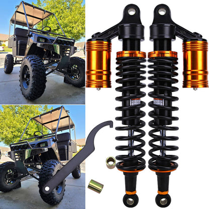 Solidspare 2X Air Shocks Absorbers 15 3/4" For Yamaha YFZ 450 Raptor 700 660 Banshee 400MM