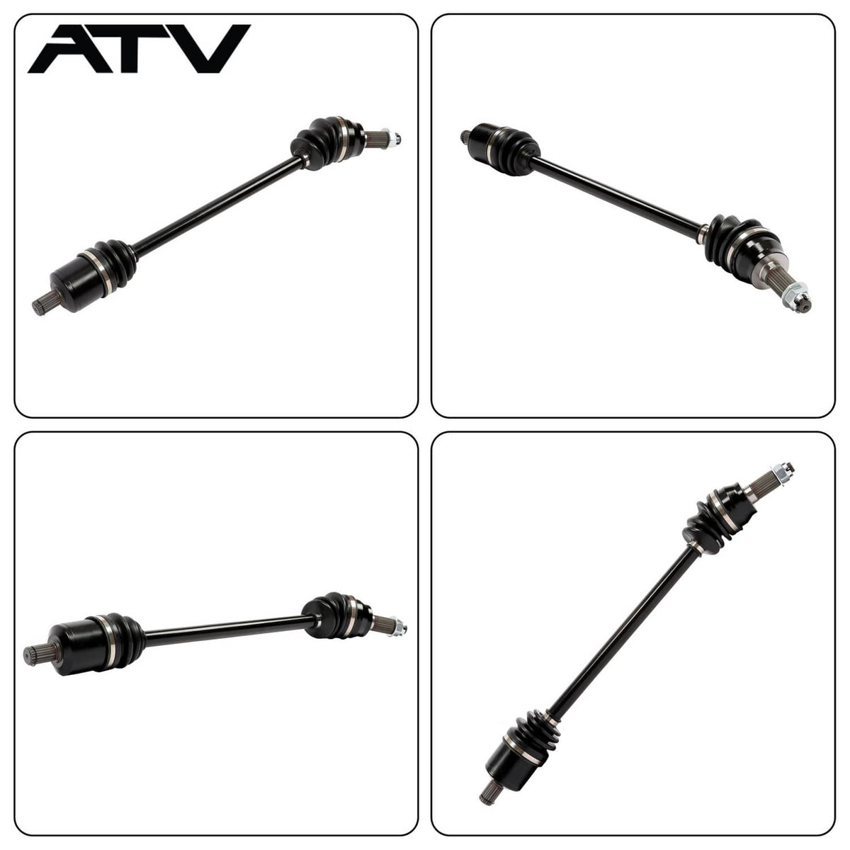 Solidspare Front Left Right CV Axles Drive Shaft For Polaris RZR 900 RZR Trail General 1000