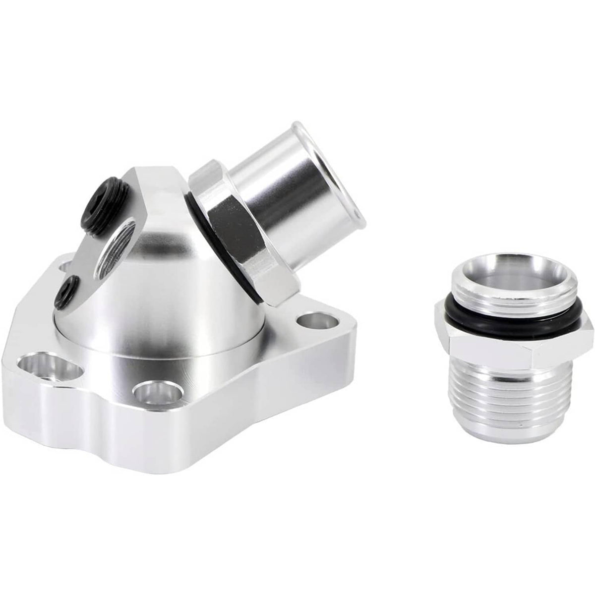 Solidspare K-Series For Honda Radiator Hose Swivel Neck Thermostat Housing Aluminum K20 K24
