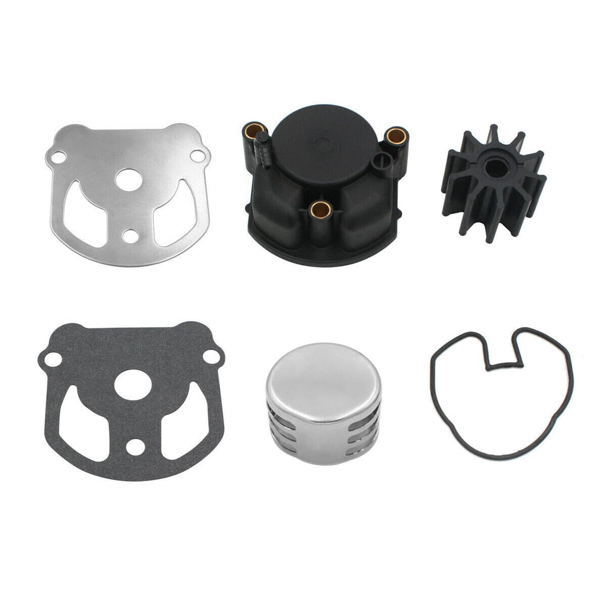 Solid Spare Water Pump Kit OMC Cobra 984461 2.3 2.5 3.0 4.3 4.6 5.0 5.7 5.8 7.5 L 1986-93