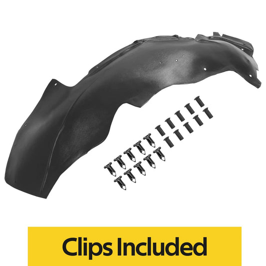 Solid Spare Front Driver Fender Liner w/Clips For 99-07 GMC Sierra Chevrolet Silverado 1500