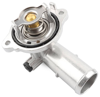 Solidspare Aluminum Upgrade Coolant Thermostat Housing For Jeep Wrangler JK 3.6L 2012- 2018