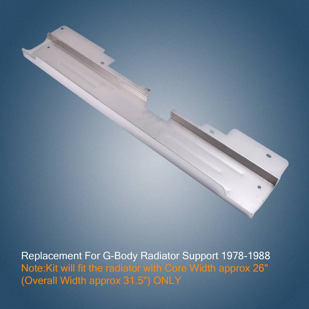 Solidspare Stainless Radiator Support For Chevrolet GMC Regal Monte Carlo 1978-1988 G-body