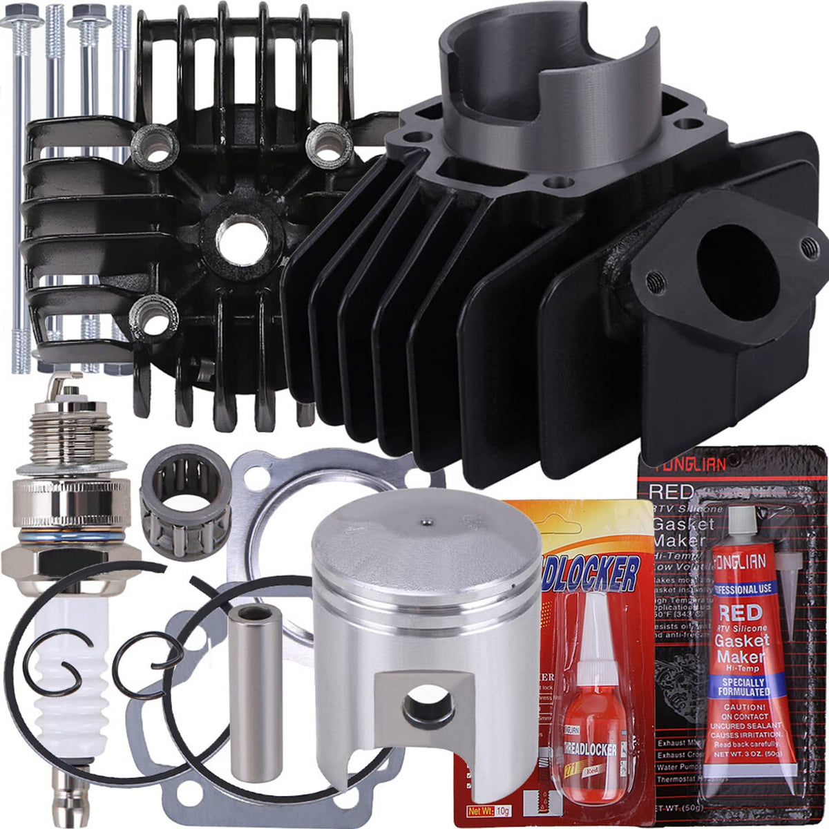 Solidspare For 1984 1985 Yamaha YT60 Tri-Zinger Piston Rings Cylinder Gasket Top Kit Set