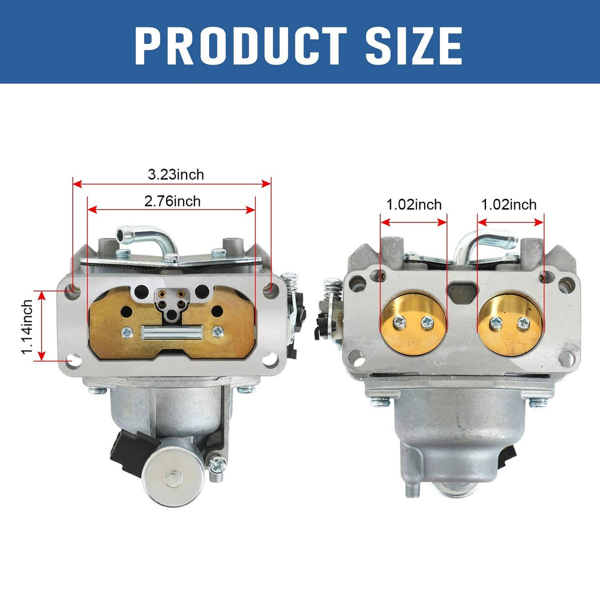 Solidspare Carburetor for Kawasaki FH641V FH661V FH721V FX850V FH601V FX801V with 49065-072