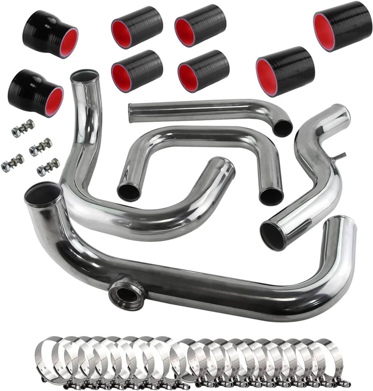Solidspare New Intercooler Pipe Tube Kit for Honda Civic 1992-2000 Acura Integra 1994-2001