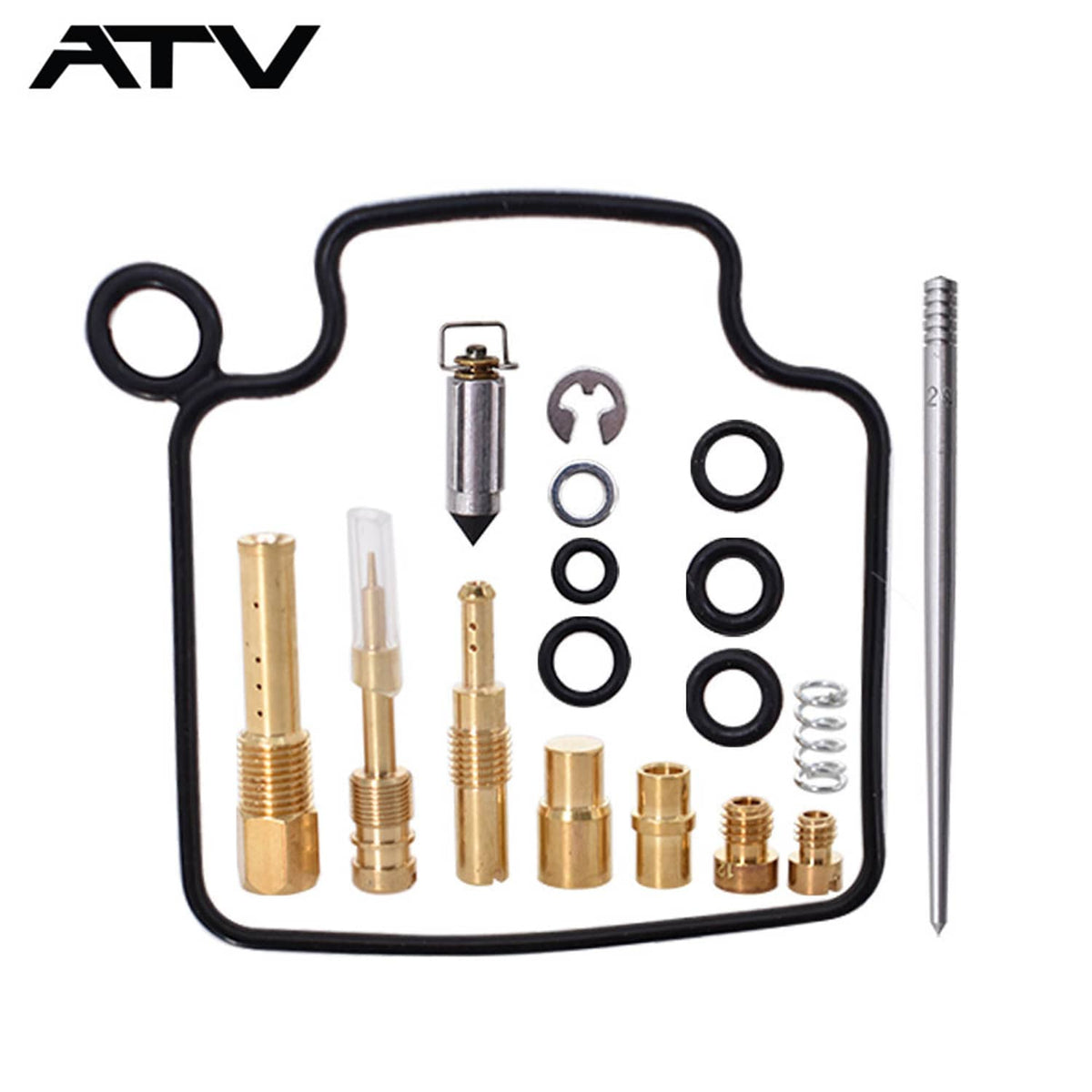 Solidspare Generic Carburetor Rebuild Kit for Honda Rincon 650 TRX650FA Foreman 500 TRX500
