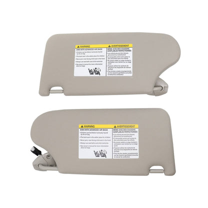 Solidspare Sun Visors Right & Left w/ Lighted Fit For Nissan Altima 2.5L 3.5L 2013-2018