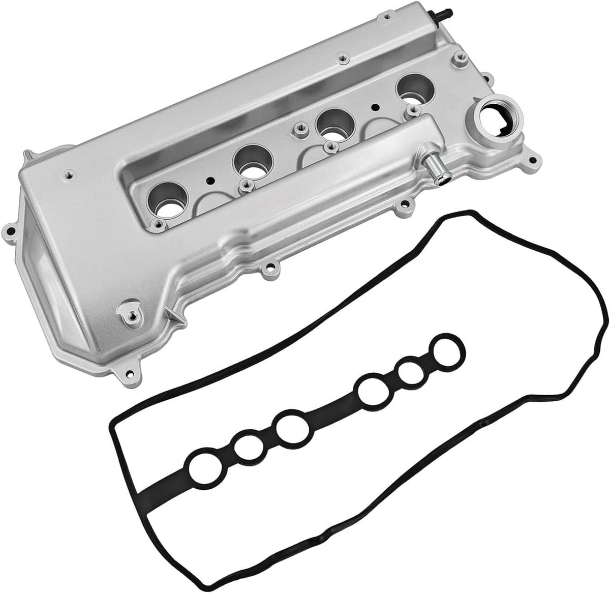 Solidspare Aluminum Valve Cover w/gasket for Toyota 00-05 Corolla Celica 03-08 Matrix 1.8L