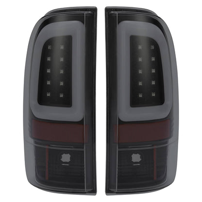 Solid Spare For Ford F250 F350 F450 2008-2016 SD SuperDuty LED Bar Tail Lights Black Smoke