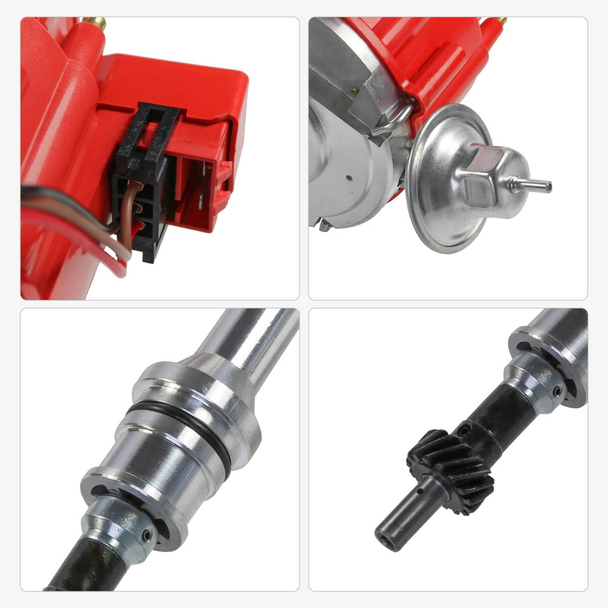 Solidspare HEI Ignition Distributor Fit For SBF Ford Small Block 260 289 302 w/ 65K Coil