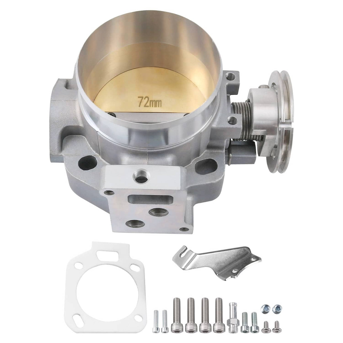 Solidspare JDMSPEED Billet 72mm Throttle Body For K-Series K20 K24 PRB/PRC/RBC/RRC