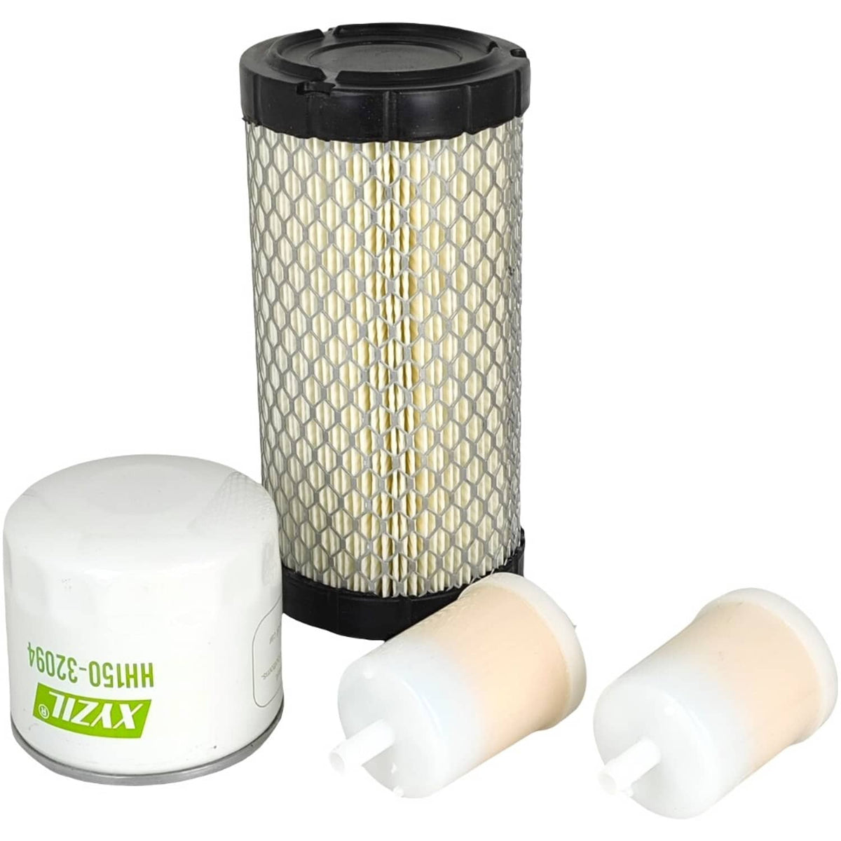 Solid Spare Engine Oil Fuel Air Filter Kit for Kubota ZD28 BX2200 BX2660 Tractor