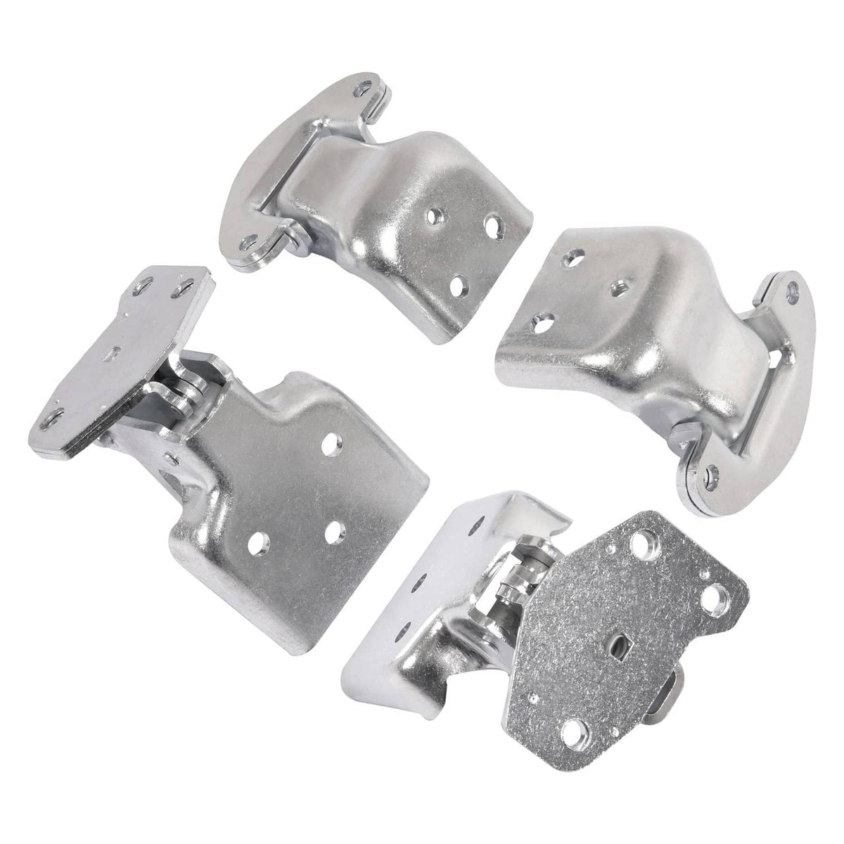 Solid Spare Door Hinges Upper&Lower For 1971-1974 Dodge Charger Coronet Plymouth GTX Silvery
