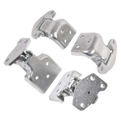 Solid Spare Door Hinges Upper&Lower For 1971-1974 Dodge Charger Coronet Plymouth GTX Silvery