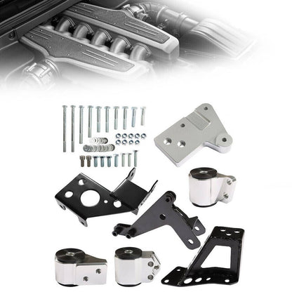 Solidspare Engine Mount Bracket for Honda Civic 92-95 EG K-Swap K20 K24 K-Series DC2 EG6 DC