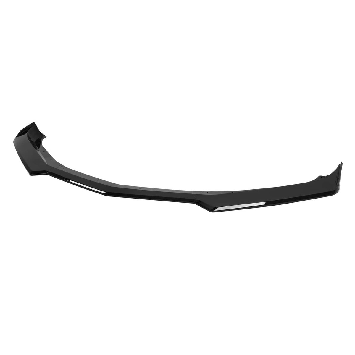 Solid Spare Fits 2016-2024 Chevy Camaro SS V8 Gloss Black Front Bumper Lip Low Spoiler