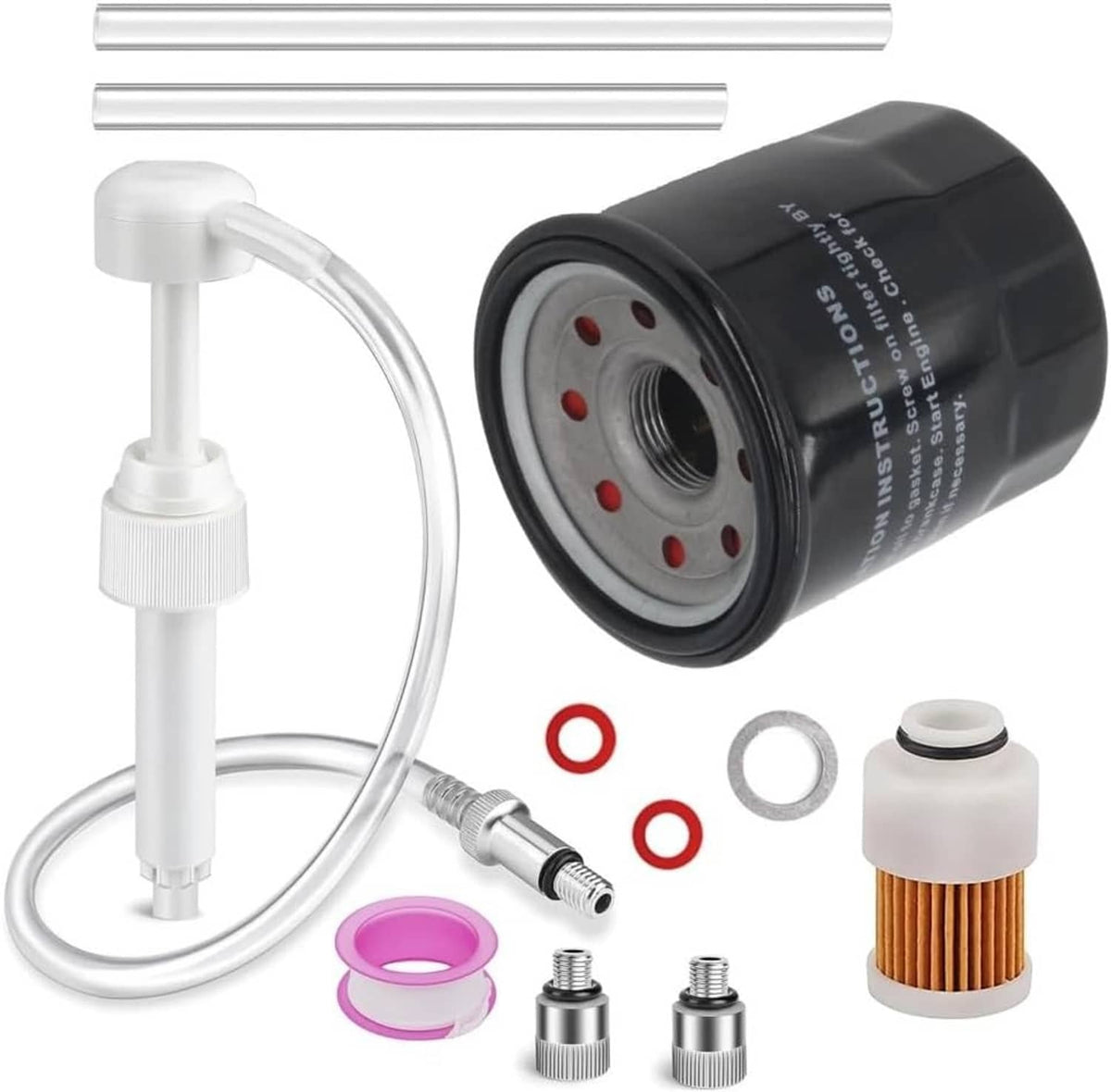 Solid Spare Outboard Oil Change Service Kit for Yamaha 50hp 60hp 68V-24563-00 5GH-13440-00