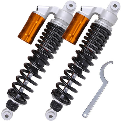 Solidspare Front Shocks Absorber Fit for 1987-2006 Yamaha Banshee 350 YFZ350 Black Spring