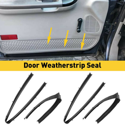 Solidspare Front & Rear Lower Door Weather Strip Seal For 99-16 Ford F250 F350 Crew Cab