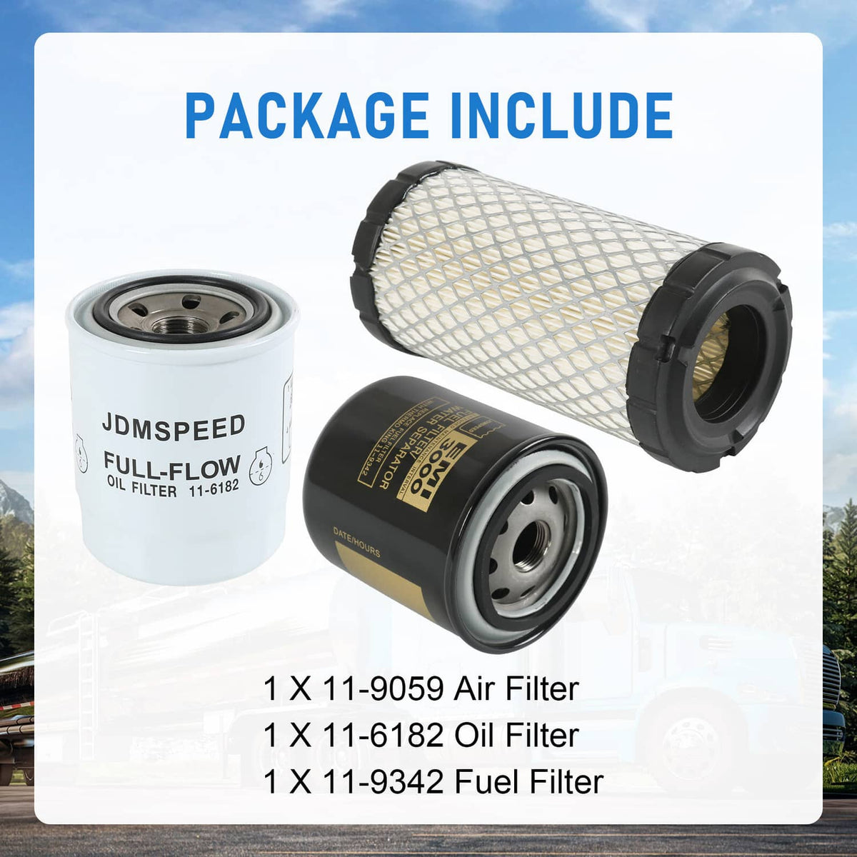Solidspare 11-6182 11-9059 11-9342 Oil Change Set For Thermo King Tripac APU or Evolution