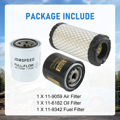 Solidspare 11-6182 11-9059 11-9342 Oil Change Set For Thermo King Tripac APU or Evolution
