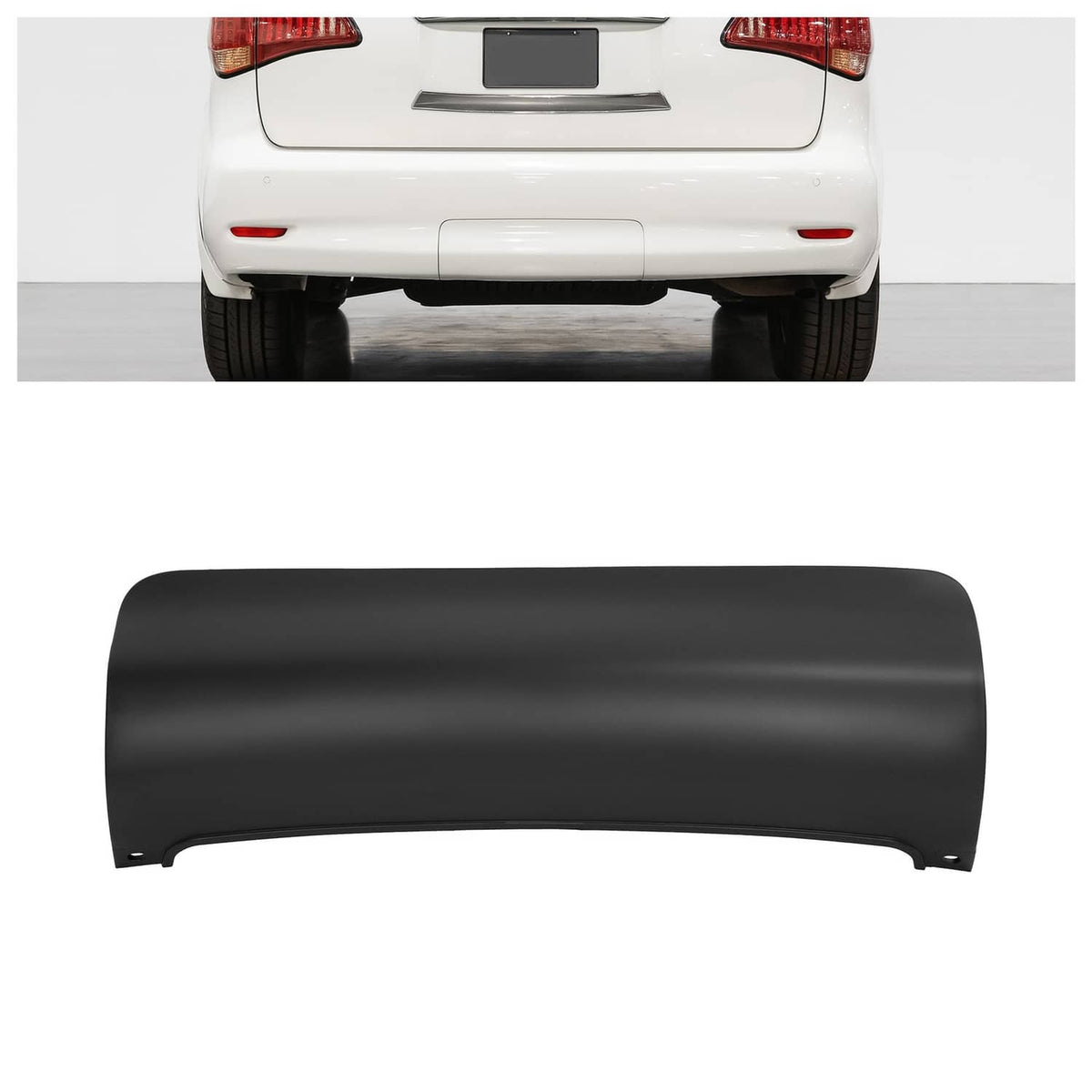 Solid Spare For Infiniti QX56 QX80 2011-17 Lower Bumper Filler Cover Trailer Tow Hitch Panel