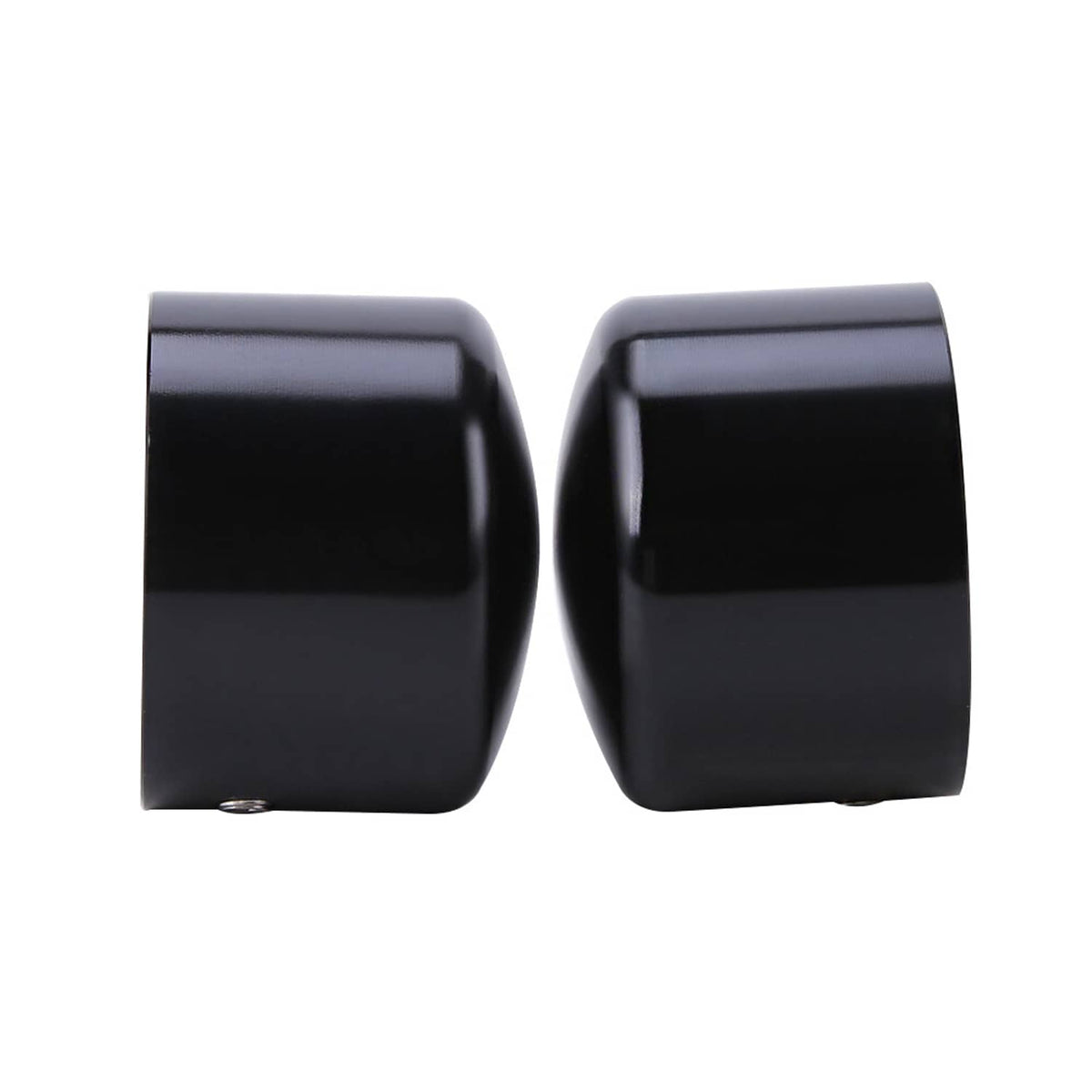 Solidspare Black Front Axle Cap Nut Covers Fit for Harley Touring Street Road Glide King US