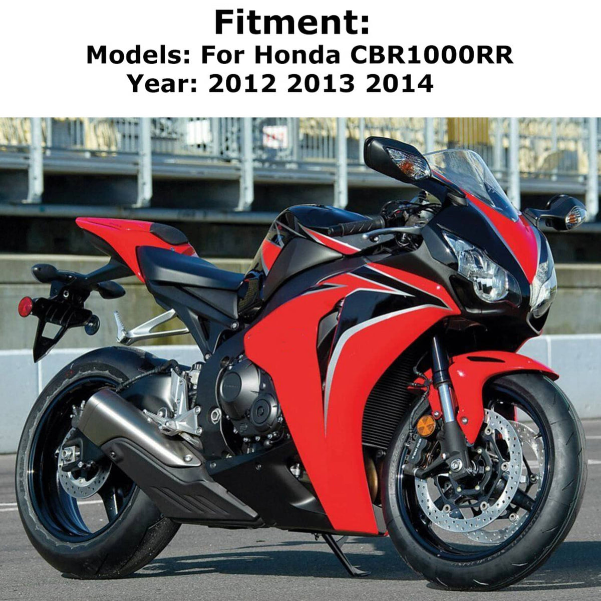 Solidspare Front Headlight Assembly Fairing Stay Bracket Set For Honda CBR1000RR 2012-2016