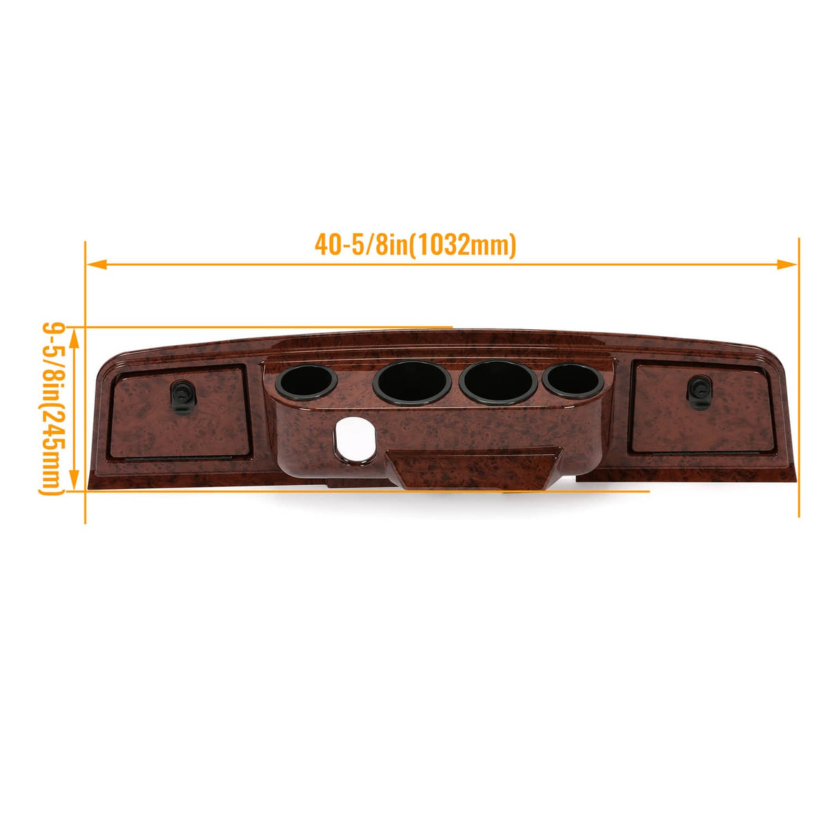 Solidspare For Yamaha G14 G16 G19 G22 Golf Cart Wood Grain Dash Assembly DashBoard Kit