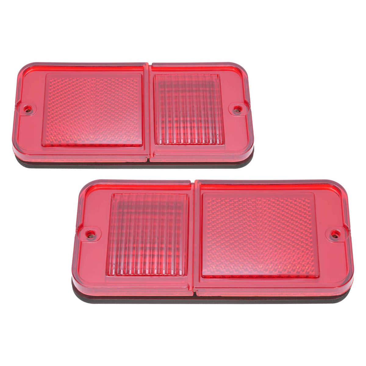 Solid Spare Rear Red Side Marker Lights Set For Chevrolet GMC C/K Pickup Trucks 1968-1972