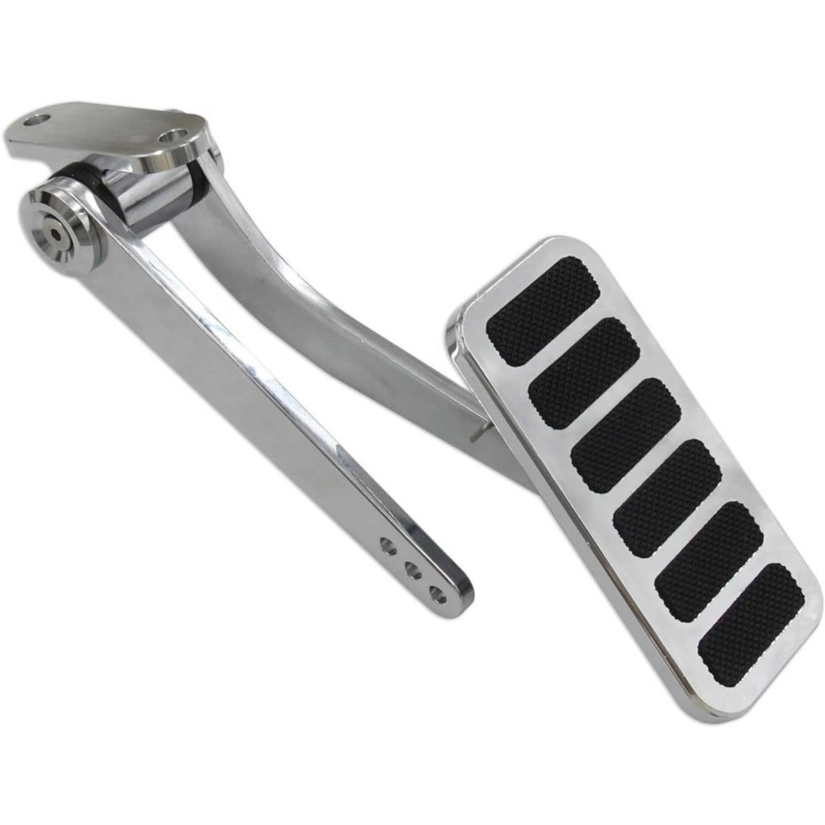 Solidspare Universal Street Hot Rat Rod Aluminum Gas Pedal Firewall Mount Throttle Polished