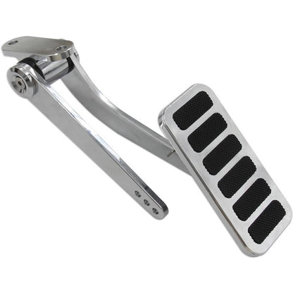 Solidspare Universal Street Hot Rat Rod Aluminum Gas Pedal Firewall Mount Throttle Polished