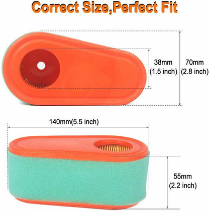 AIR FILTER W/ PRE FILTER B&S 4240 5419 5419K 795066 796254 111P02  111P05 112P02