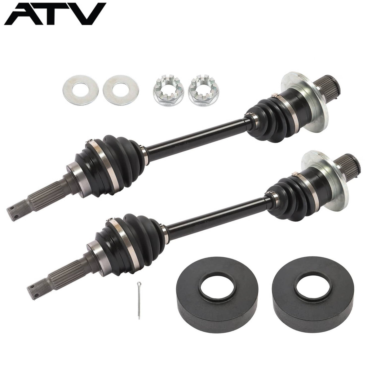 Solidspare 64901-31G4 Rear Left Right CV Axles Drive Shaft For Suzuki King Quad 450 500 750