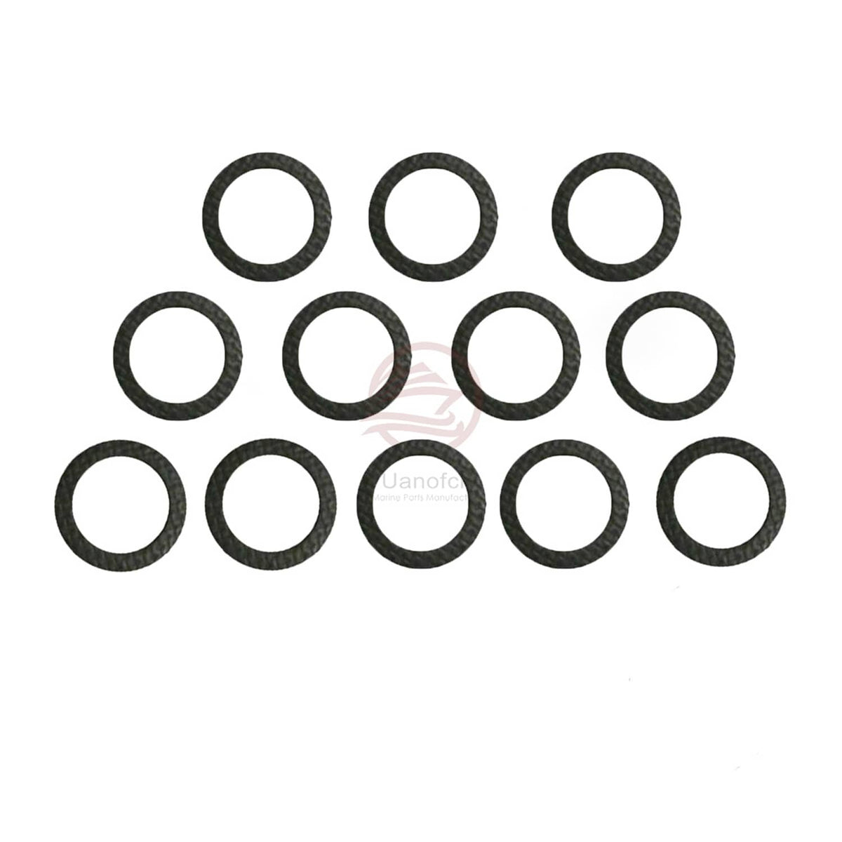 Solid Spare 12 Pcs Drain Screw Gasket Marine Lower Unit Seal for Mercury Marine 12-19183-3