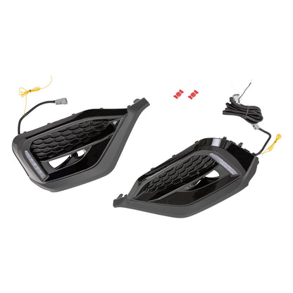 Girlle & Fog lights W/Cover Bracket & Double Lights LED For 2022-2023 Subaru WRX