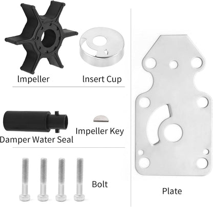 Solid Spare Outboard Water Pump Service Kit for Yamaha 4-Str 6 8 9.9 HP F8 F9.9 68T-W0078-00