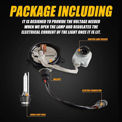 Solidspare HID Xenon Headlight Ballast w/ Igniter Cord Bulb For Nissan Infiniti 28474-89904