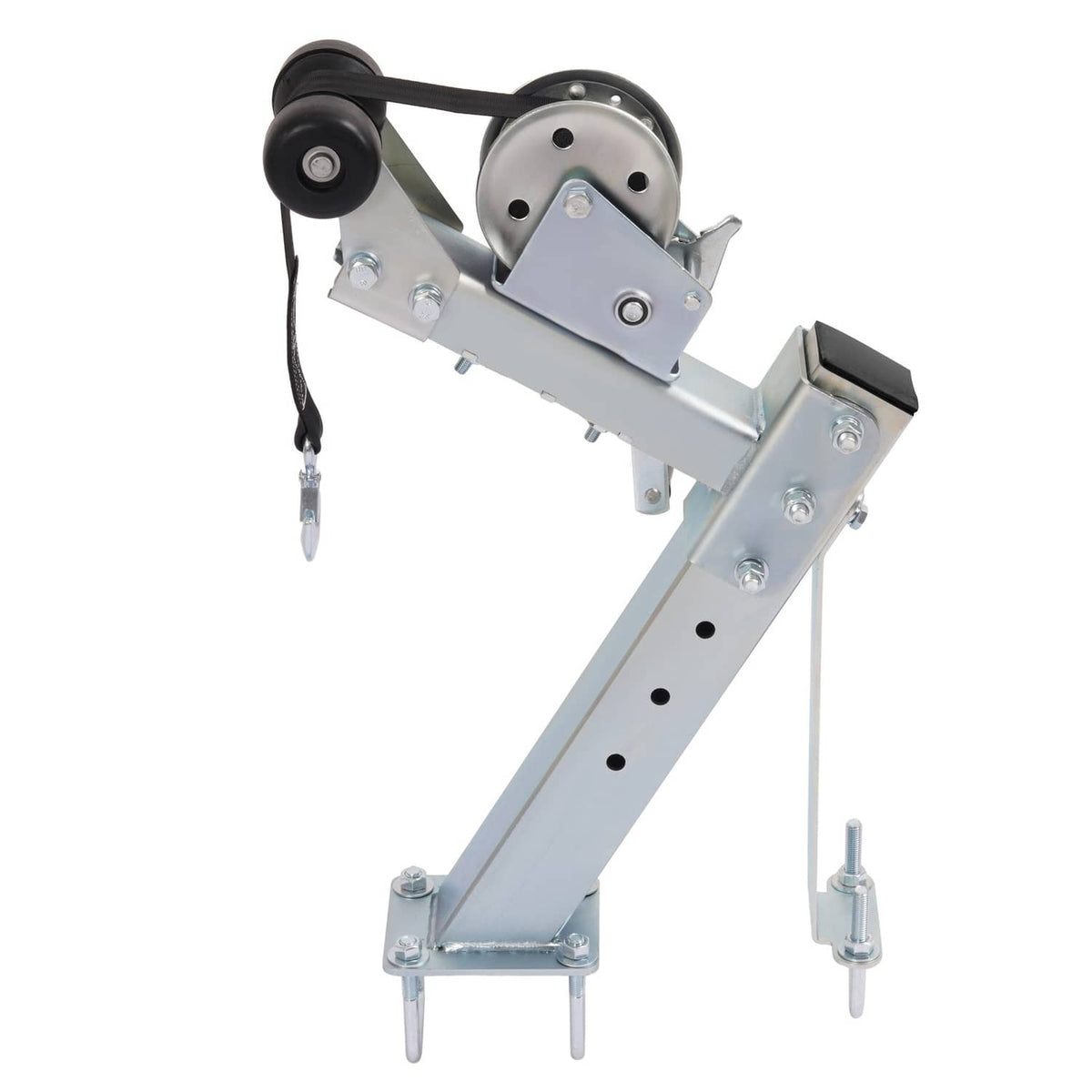 Solidspare Adjustable Sturdy Steel For Heavy Capacity Winch Stand 1400lbs Winch Galvanized