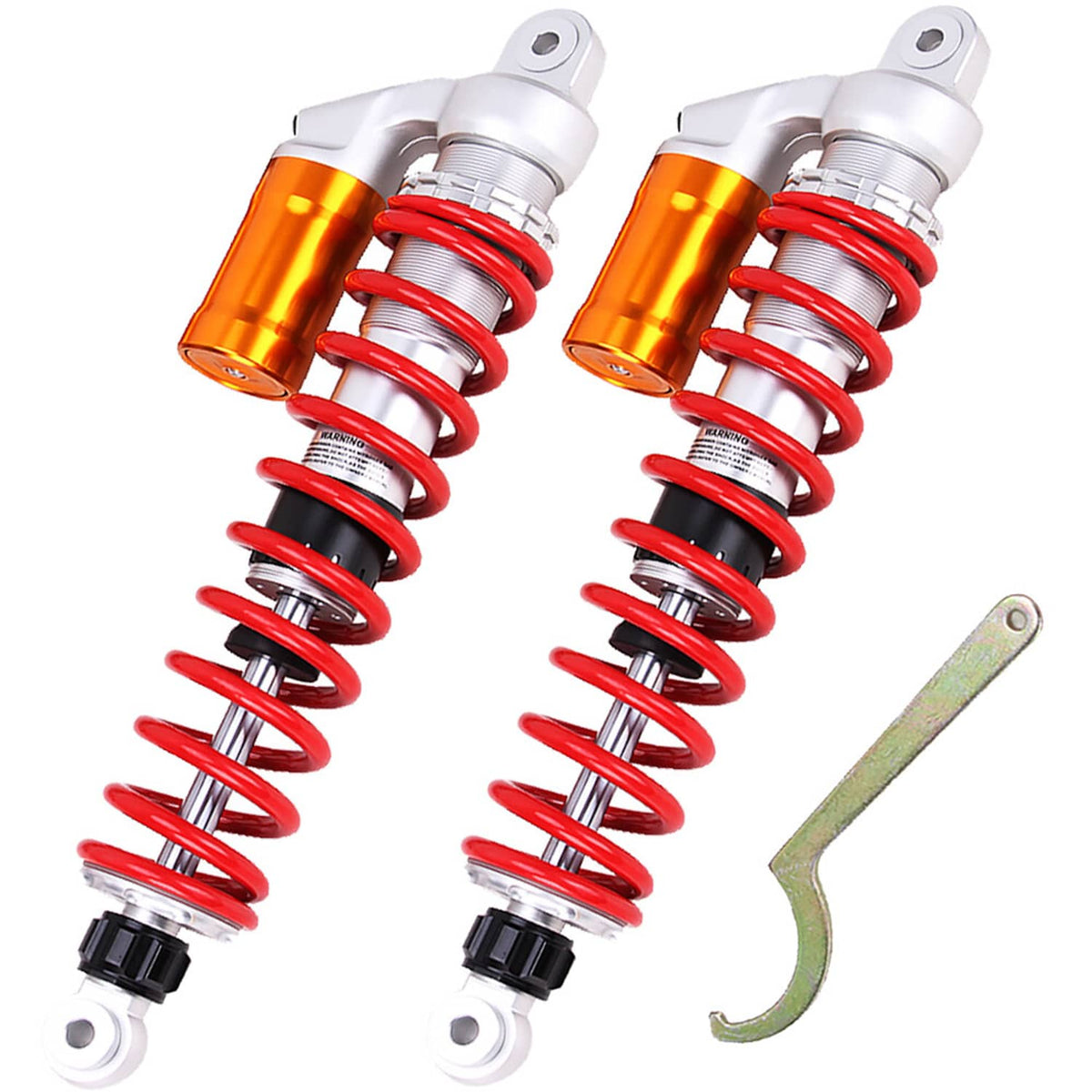 Solidspare 2PCS ADJUSTABLE FRONT AIR SHOCKS ABSORBERS SET FOR HONDA TRX450R TRX400EX ATV